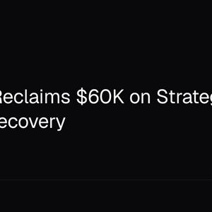 Bitcoin Reclaims $60K on Strategy mNAV Recovery
