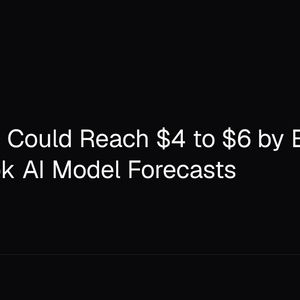 XRP Price Could Reach $4 to $6 by End of 2026, Grok AI Model Forecasts