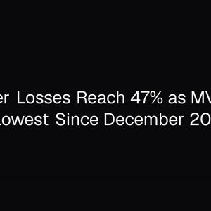 XRP Trader Losses Reach 47% as MVRV Sinks to Lowest Since December 2020