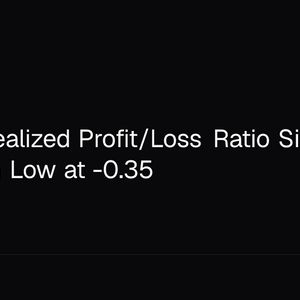Bitcoin Realized Profit/Loss Ratio Sinks to 43-Month Low at -0.35