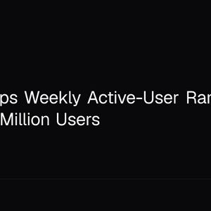 Solana Tops Weekly Active-User Ranking With 15.3 Million Users