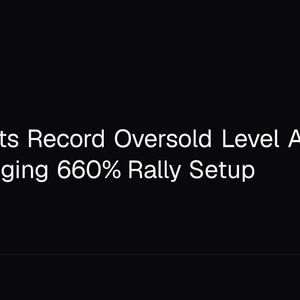 Bitcoin Hits Record Oversold Level Against Gold, Flagging 660% Rally Setup