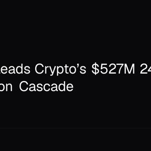 Bitcoin Leads Crypto’s $527M 24-Hour Liquidation Cascade