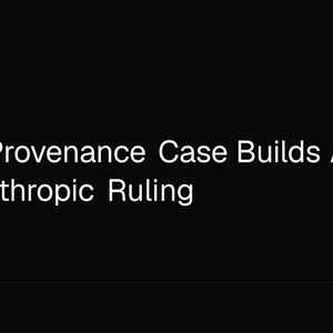 Bitcoin Provenance Case Builds After $1.5B Anthropic Ruling