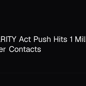 XRP CLARITY Act Push Hits 1 Million Lawmaker Contacts