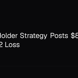 Bitcoin Holder Strategy Posts $8.22 Billion Q2 Loss