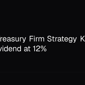 Bitcoin Treasury Firm Strategy Keeps STRC Dividend at 12%