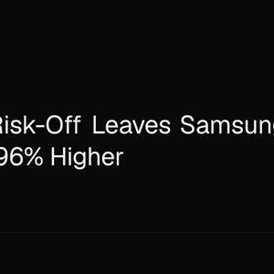 Bitcoin Risk-Off Leaves Samsung Targets 96% Higher