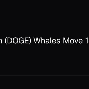 Dogecoin (DOGE) Whales Move 1.1 Billion Tokens