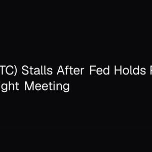 Bitcoin (BTC) Stalls After Fed Holds Rates for Fifth Straight Meeting