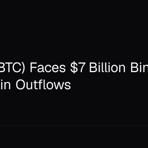 Bitcoin (BTC) Faces $7 Billion Binance Stablecoin Outflows