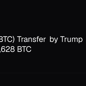 Bitcoin (BTC) Transfer by Trump Media Moves 2,628 BTC