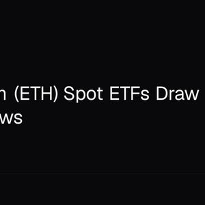Ethereum (ETH) Spot ETFs Draw $9M in Net Inflows
