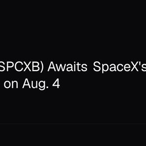 SPCXB (SPCXB) Awaits SpaceX's First Earnings on Aug. 4