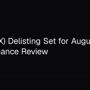 ACX (ACX) Delisting Set for August 17 After Binance Review