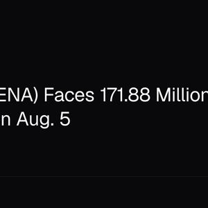 Ethena (ENA) Faces 171.88 Million Token Unlock on Aug. 5