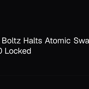 Bitcoin’s Boltz Halts Atomic Swaps With $180,860 Locked