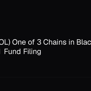 Solana (SOL) One of 3 Chains in BlackRock Tokenized Fund Filing