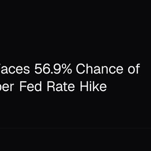 Bitcoin Faces 56.9% Chance of September Fed Rate Hike