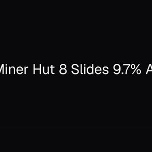 Bitcoin Miner Hut 8 Slides 9.7% After Q2 Loss