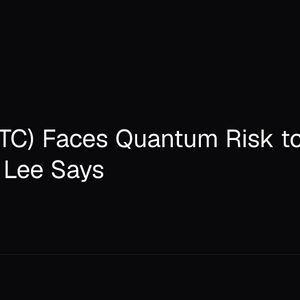 Bitcoin (BTC) Faces Quantum Risk to 7 Million BTC, Tom Lee Says