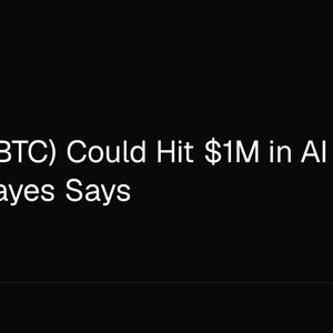 Bitcoin (BTC) Could Hit $1M in AI Credit Crisis, Hayes Says