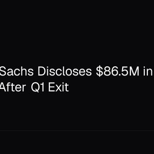 Goldman Sachs Discloses $86.5M in XRP ETF Holdings After Q1 Exit