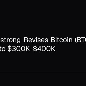 Brian Armstrong Revises Bitcoin (BTC) 2030 Forecast to $300K-$400K
