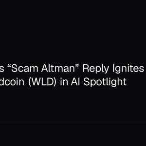 Elon Musk’s “Scam Altman” Reply Ignites OpenAI Feud; Worldcoin (WLD) in AI Spotlight