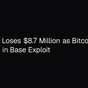 Moonwell Loses $8.7 Million as Bitcoin (BTC) Borrowed in Base Exploit