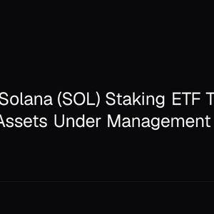 Bitwise's Solana (SOL) Staking ETF Tops $1 Billion in Assets Under Management
