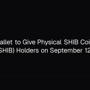 Rakuten Wallet to Give Physical SHIB Coins to Shiba Inu (SHIB) Holders on September 12
