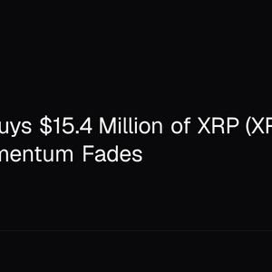 Bitwise Buys $15.4 Million of XRP (XRP) as Price Momentum Fades