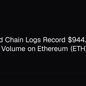 Robinhood Chain Logs Record $944.57M Daily DEX Volume on Ethereum (ETH)