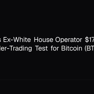 CFTC Fines Ex-White House Operator $172,539 in Kalshi Insider-Trading Test for Bitcoin (BTC) Markets