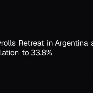 USDC Payrolls Retreat in Argentina as Milei Tames Inflation to 33.8%