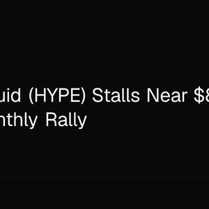 Hyperliquid (HYPE) Stalls Near $84 After 50% Monthly Rally