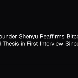 Cobo Co-Founder Shenyu Reaffirms Bitcoin (BTC) Digital Gold Thesis in First Interview Since 2017