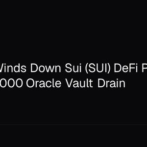 Full Sail Winds Down Sui (SUI) DeFi Protocol After $91,000 Oracle Vault Drain