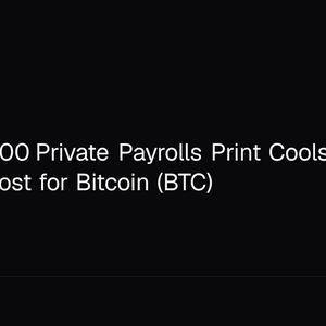 ADP's 38,000 Private Payrolls Print Cools Fed Hike Odds in Boost for Bitcoin (BTC)