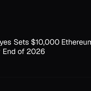 Arthur Hayes Sets $10,000 Ethereum (ETH) Target for End of 2026