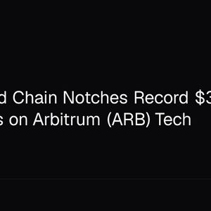 Robinhood Chain Notches Record $3.75M Daily Fees on Arbitrum (ARB) Tech