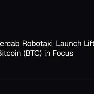 Tesla Cybercab Robotaxi Launch Lifts TSLA 5% With Bitcoin (BTC) in Focus