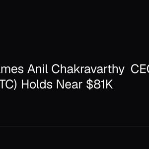 Adobe Names Anil Chakravarthy CEO as Bitcoin (BTC) Holds Near $81K