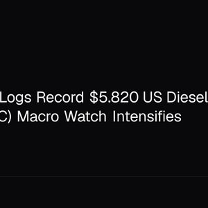 GasBuddy Logs Record $5.820 US Diesel Price as Bitcoin (BTC) Macro Watch Intensifies