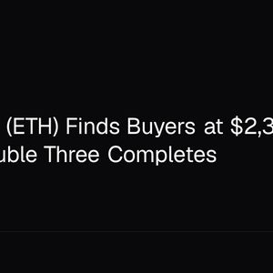 Ethereum (ETH) Finds Buyers at $2,337 as Elliott Double Three Completes
