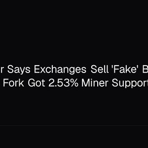 Luke Dashjr Says Exchanges Sell 'Fake' Bitcoin (BTC) After Fork Got 2.53% Miner Support