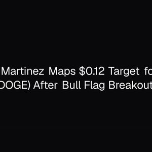 Analyst Ali Martinez Maps $0.12 Target for Dogecoin (DOGE) After Bull Flag Breakout
