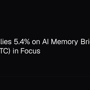 Kioxia Rallies 5.4% on AI Memory Briefing, Bitcoin (BTC) in Focus