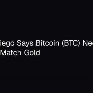 Salinas Pliego Says Bitcoin (BTC) Needs $1.86 Million to Match Gold